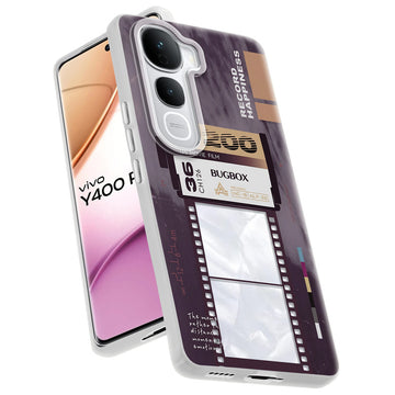 Designer Cover Case with Customizable Transparent Slot for Personalised Photos For Vivo Y400 Pro 5G