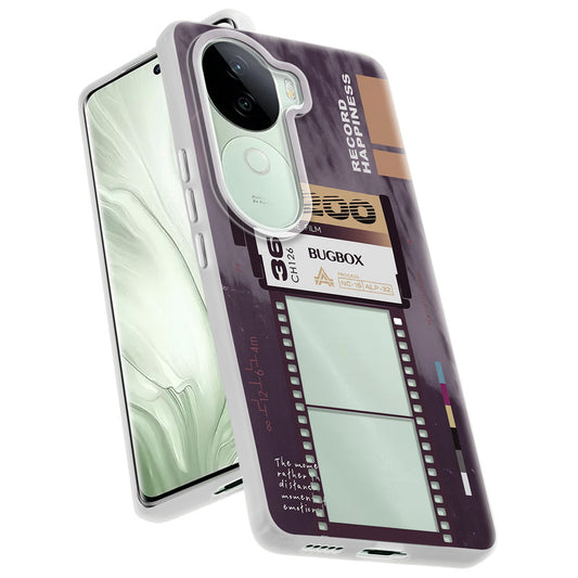 Designer Cover Case with Customizable Transparent Slot for Personalised Photos For Vivo V40e 5G