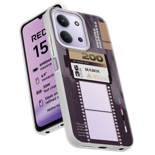 Designer Cover Case with Customizable Transparent Slot for Personalised Photos For Redmi 15C 5G