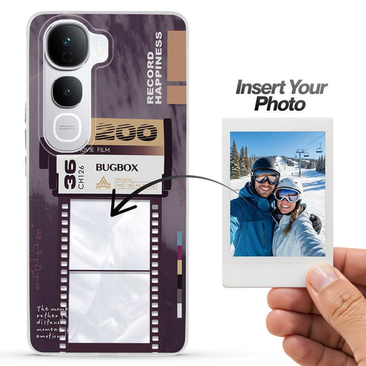 Designer Cover Case with Customizable Transparent Slot for Personalised Photos For Vivo Y400 Pro 5G