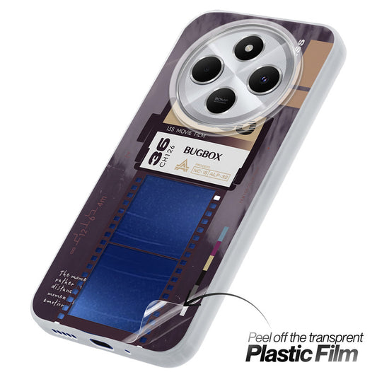 Designer Cover Case with Customizable Transparent Slot for Personalised Photos For Redmi A4 5G