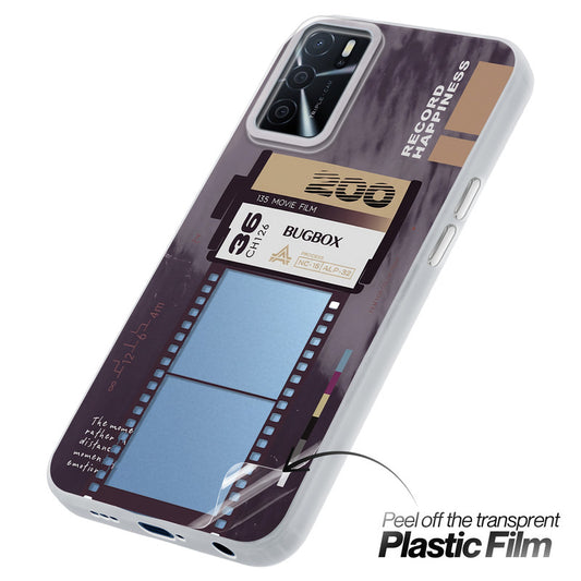 Designer Cover Case with Customizable Transparent Slot for Personalised Photos For Oppo A16