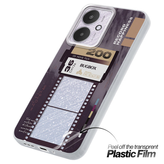 Designer Cover Case with Customizable Transparent Slot for Personalised Photos For Redmi 13C 5G