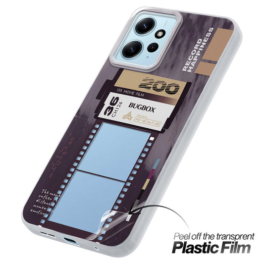 Designer Cover Case with Customizable Transparent Slot for Personalised Photos For Redmi Note 12 4G