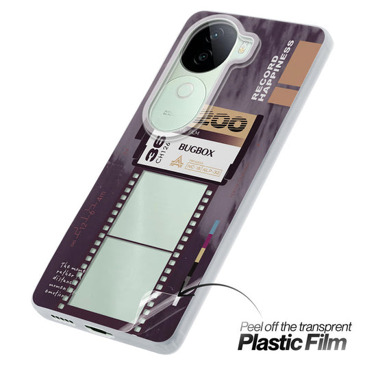 Designer Cover Case with Customizable Transparent Slot for Personalised Photos For iQOO Z9s 5G