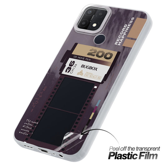 Designer Cover Case with Customizable Transparent Slot for Personalised Photos For Oppo A15S