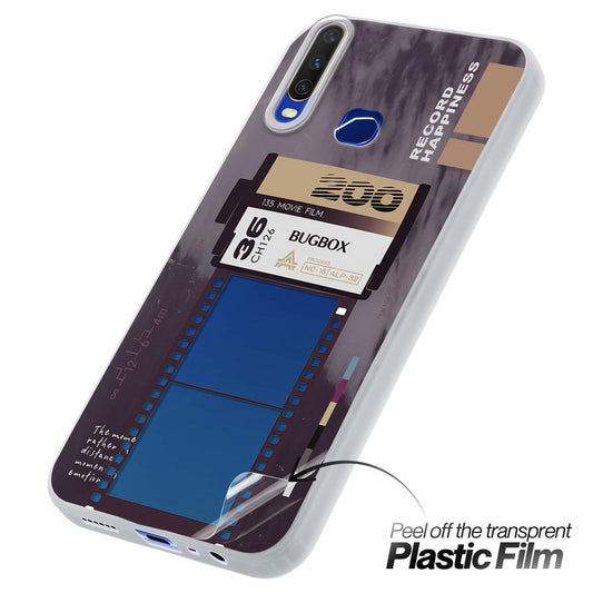 Designer Cover Case with Customizable Transparent Slot for Personalised Photos For Vivo Y15