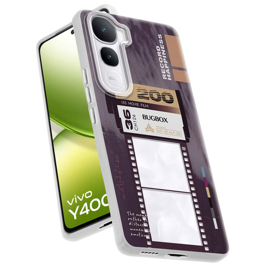 Designer Cover Case with Customizable Transparent Slot for Personalised Photos For Vivo Y400 5G