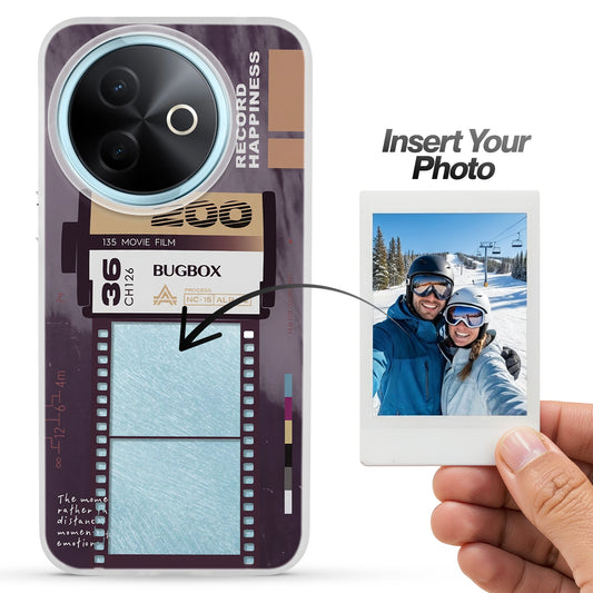 Designer Cover Case with Customizable Transparent Slot for Personalised Photos For Vivo Y39 5G