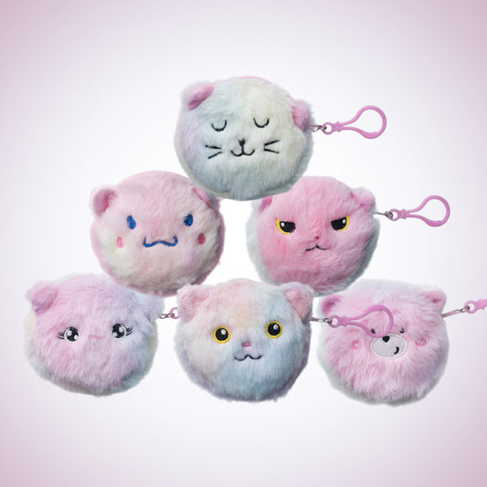 Soft & Fluffy Zipper Pouch - Random Design