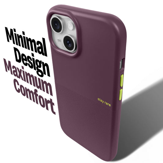 Premium Soft Silicone Back Cover for Apple iPhone 15 with Wireless Charging Support & Microfiber Interior