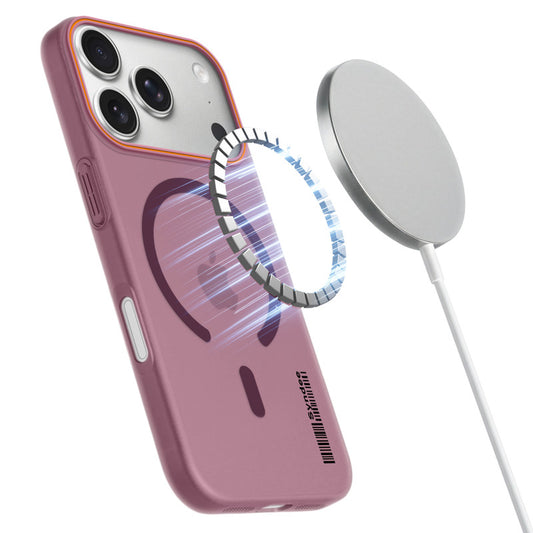 Colourful Frosted Matte Wireless Charging Support Back Cover Case for Apple iPhone 18 Pro With Raised Camera Protection