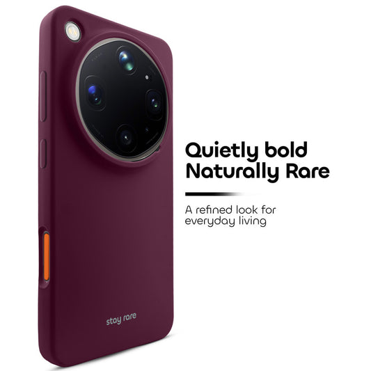 Stay Rare Smooth Silicone Case for Oppo Find X9 Ultra 5G with Anti-Slip Grip & Camera Protection