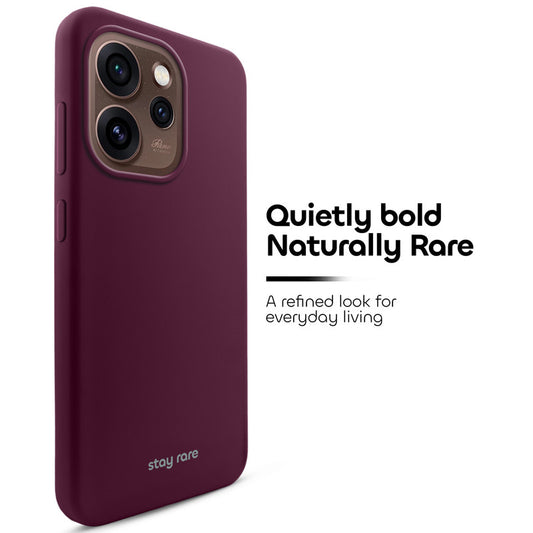 Stay Rare Smooth Silicone Case for Oppo Reno 15 Pro 5G with Anti-Slip Grip & Camera Protection