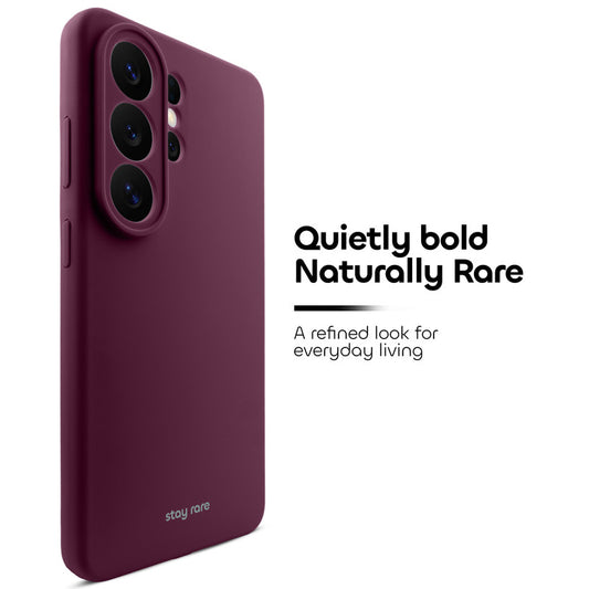 Stay Rare Smooth Silicone Case for Samsung S26 Ultra 5G with Anti-Slip Grip & Camera Protection