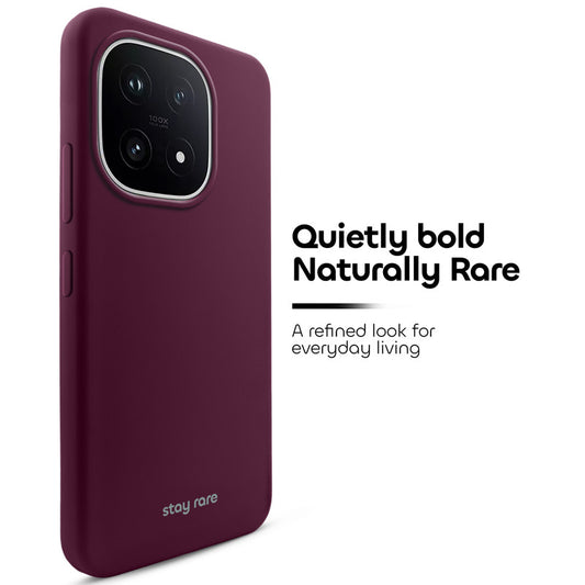 Stay Rare Smooth Silicone Case for iQOO 15 5G with Anti-Slip Grip & Camera Protection