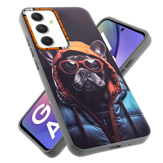 Dark Elegant Wild Creatures Printed Back Cases For Samsung A54 5G