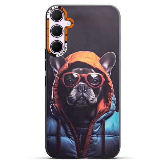 Dark Elegant Wild Creatures Printed Back Cases For Samsung S24 5G