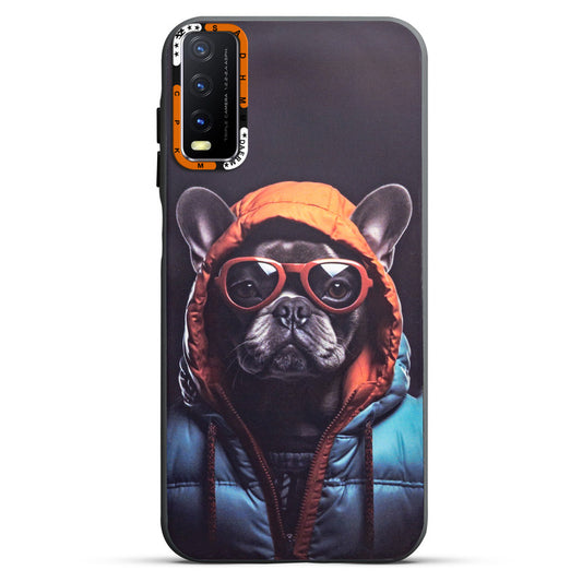 Dark Elegant Wild Creatures Printed Back Cases For Vivo Y20