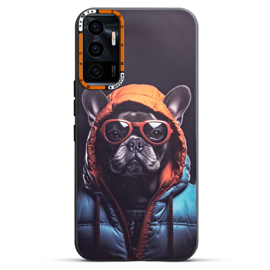 Dark Elegant Wild Creatures Printed Back Cases For Vivo V23E 5G