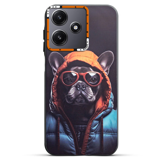 Dark Elegant Wild Creatures Printed Back Cases For Redmi 12 5G