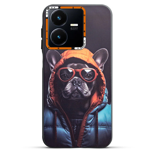 Dark Elegant Wild Creatures Printed Back Cases For Vivo Y22