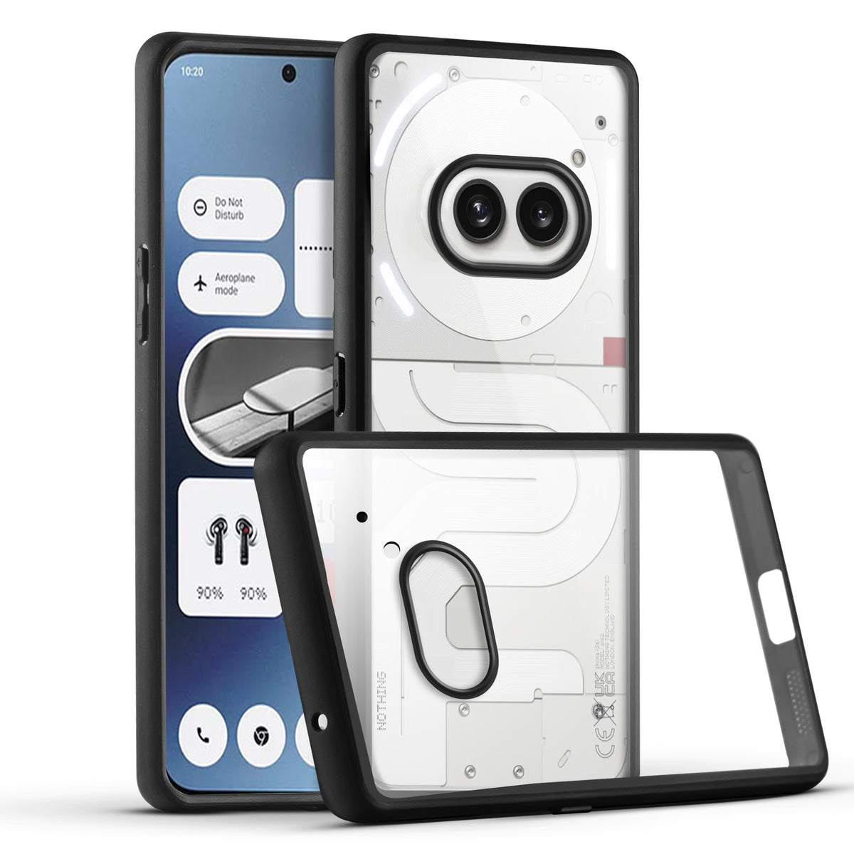 Soft Frame Clear Case For Nothing Phone 2A