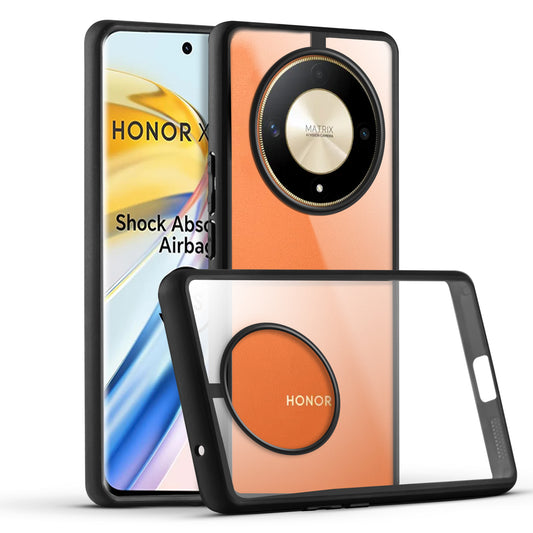 Premium Silicon Soft Framed Case with Clear Back Cover  for Honor X9B