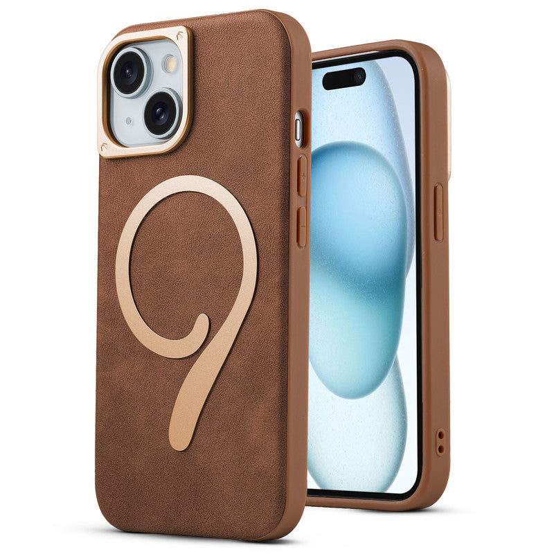 Prime Leather Magsafe Case for Apple iPhone 15