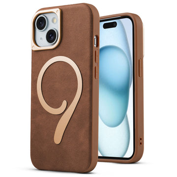 Prime Leather Magsafe Case for Apple iPhone 15