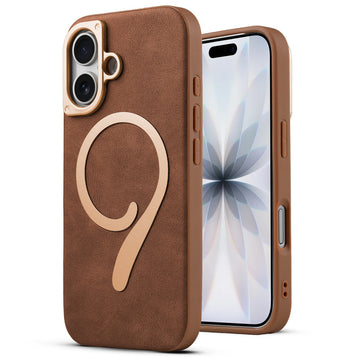 Prime Leather Wireless Charging Compatible Case for Apple iPhone 17