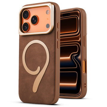 Prime Leather Wireless Charging Compatible Case for Apple iphone 17 Pro Max