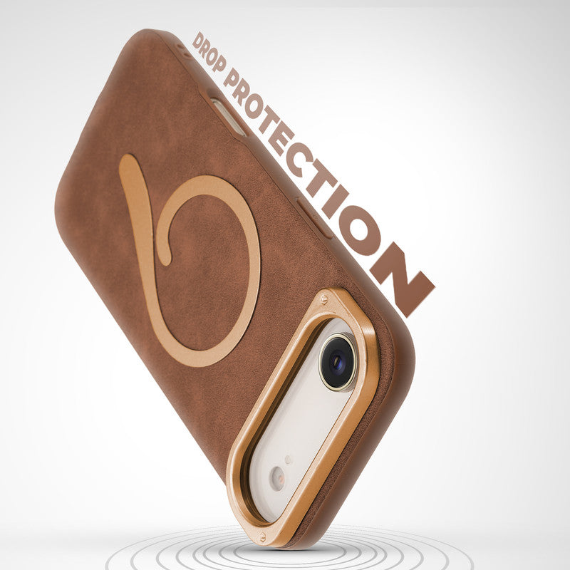 Prime Leather Wireless Charging Compatible Case for Apple iPhone 17 Air