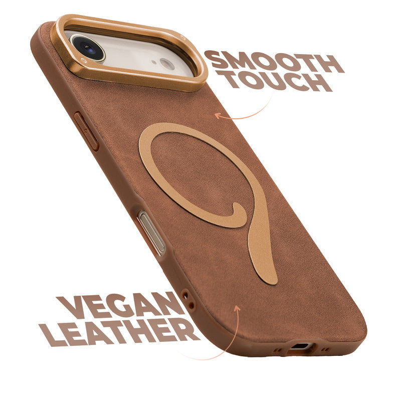 Prime Leather Wireless Charging Compatible Case for Apple iPhone 17 Air