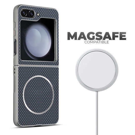 Flexible TPU Back Cover for Samsung Z Flip 5 with MagSafe Support & Unique Printed Designs