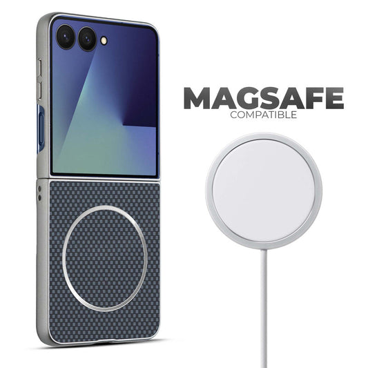 Flexible TPU Back Cover for Samsung Z Flip 7 with MagSafe Support & Unique Printed Designs