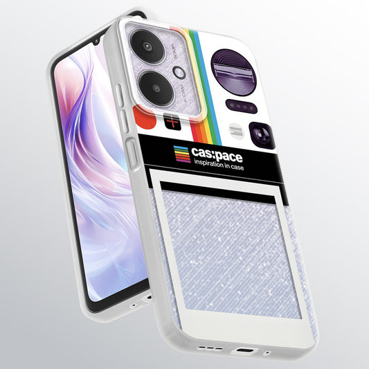 Designer Cover Case with Customizable Transparent Slot for Personalised Photos For Redmi 13C 5G