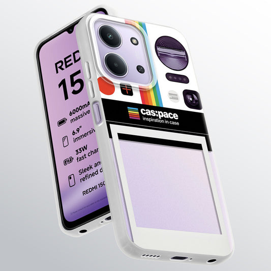 Designer Cover Case with Customizable Transparent Slot for Personalised Photos For Redmi 15C 5G
