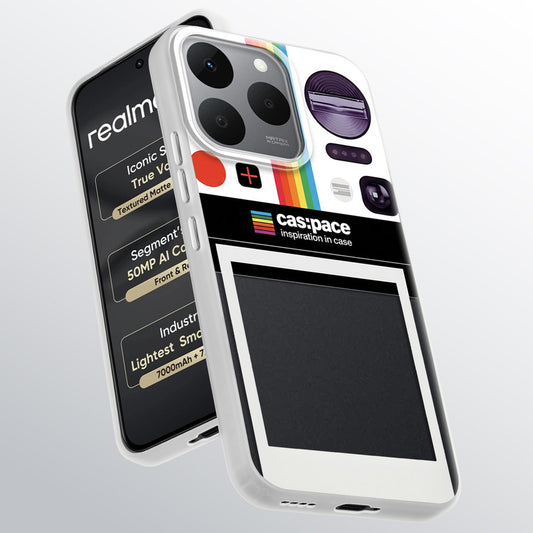 Designer Cover Case with Customizable Transparent Slot for Personalised Photos For Realme 15T 5G