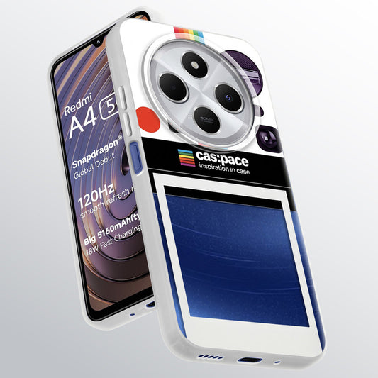 Designer Cover Case with Customizable Transparent Slot for Personalised Photos For Redmi A4 5G