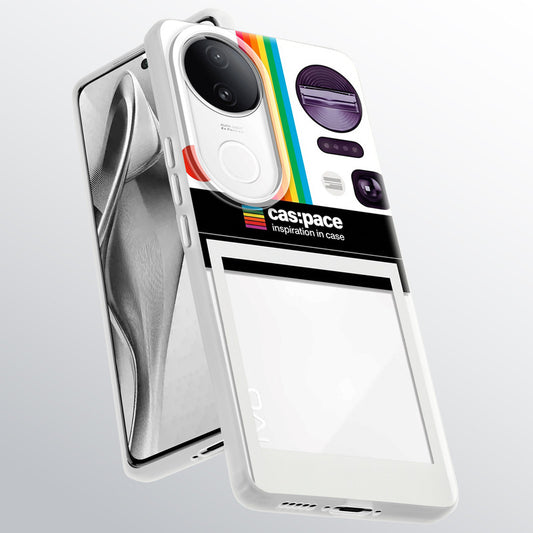 Designer Cover Case with Customizable Transparent Slot for Personalised Photos For Vivo V50e 5G