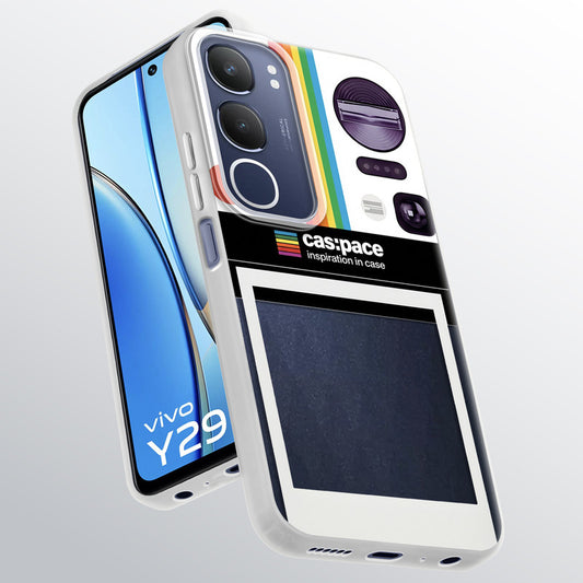 Designer Cover Case with Customizable Transparent Slot for Personalised Photos For Vivo Y29 5G