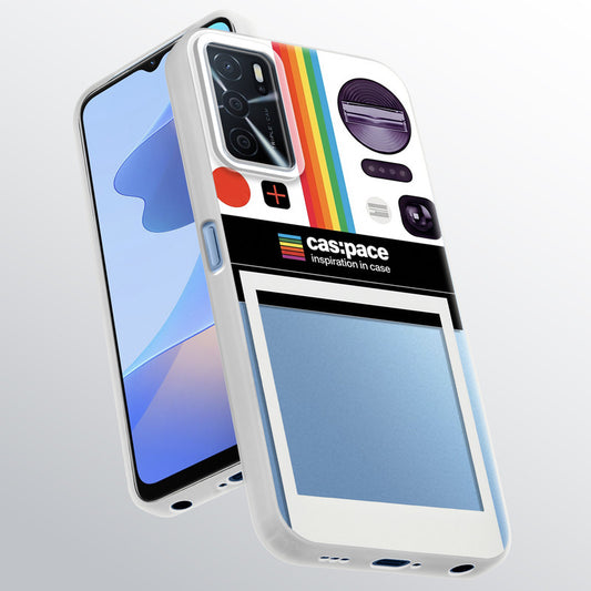 Designer Cover Case with Customizable Transparent Slot for Personalised Photos For Oppo A16