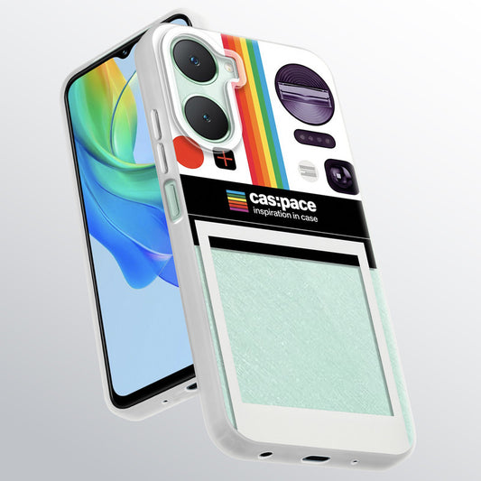 Designer Cover Case with Customizable Transparent Slot for Personalised Photos For Vivo Y18e