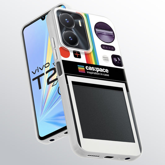 Designer Cover Case with Customizable Transparent Slot for Personalised Photos For Vivo T2x 5G