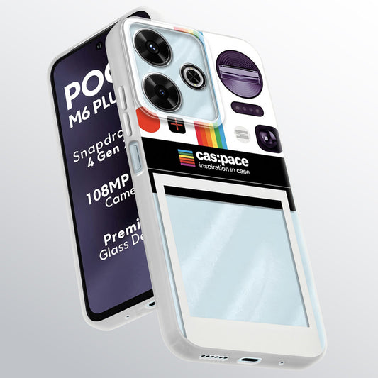 Designer Cover Case with Customizable Transparent Slot for Personalised Photos For Poco M6 Plus 5G