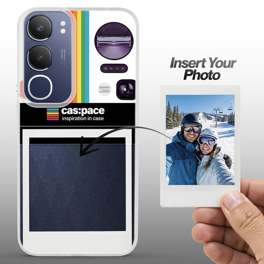 Designer Cover Case with Customizable Transparent Slot for Personalised Photos For Vivo Y29 5G