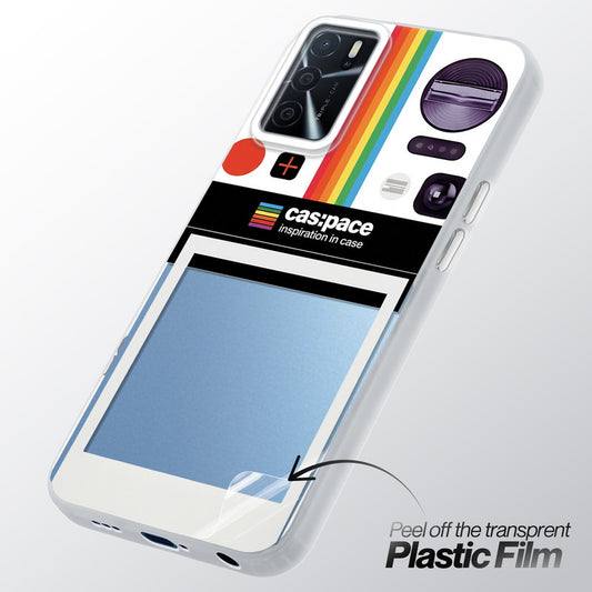 Designer Cover Case with Customizable Transparent Slot for Personalised Photos For Oppo A16