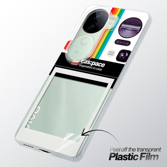 Designer Cover Case with Customizable Transparent Slot for Personalised Photos For Vivo V40e 5G