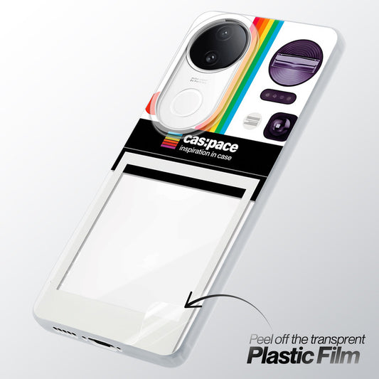Designer Cover Case with Customizable Transparent Slot for Personalised Photos For Vivo V50e 5G